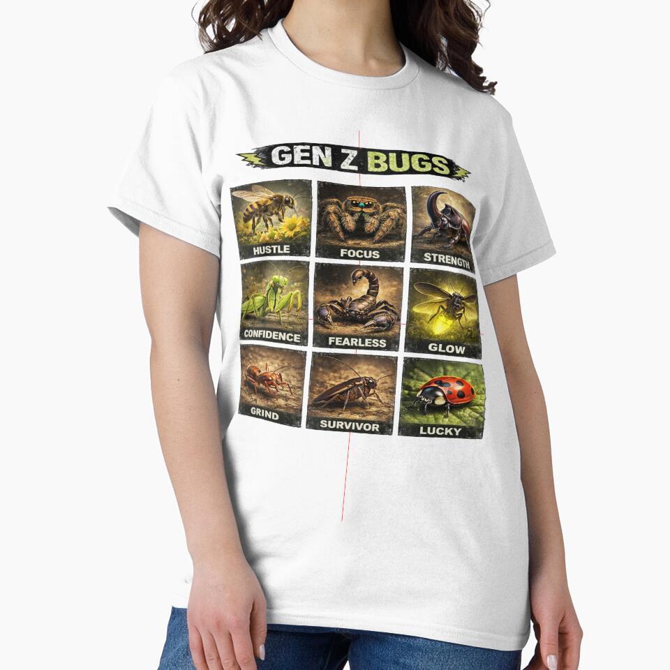Gen Z Token Bugs Strengths/Personalties by RCMLS-Tees