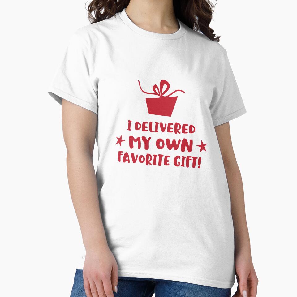 I Delived My Own Favorite Gift! for new Mom by moosemtndesign