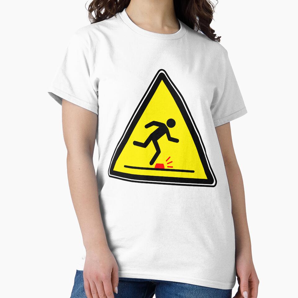 Warning Sign - Risk of Slips, Trips and Falls - Safety and Prevention by Panneaux et signalisations - NPOITEVIN