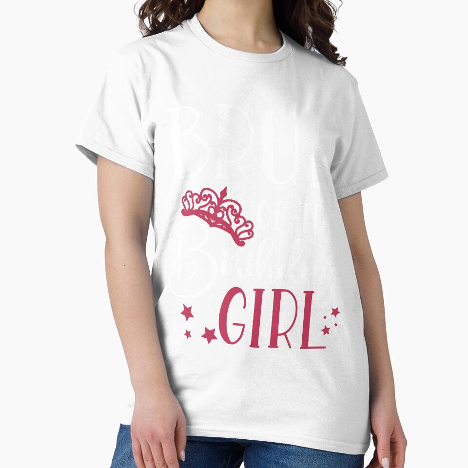 Birthday Squad Bruh of the Birthday Girl Birthday Party Gift by mysticblvd