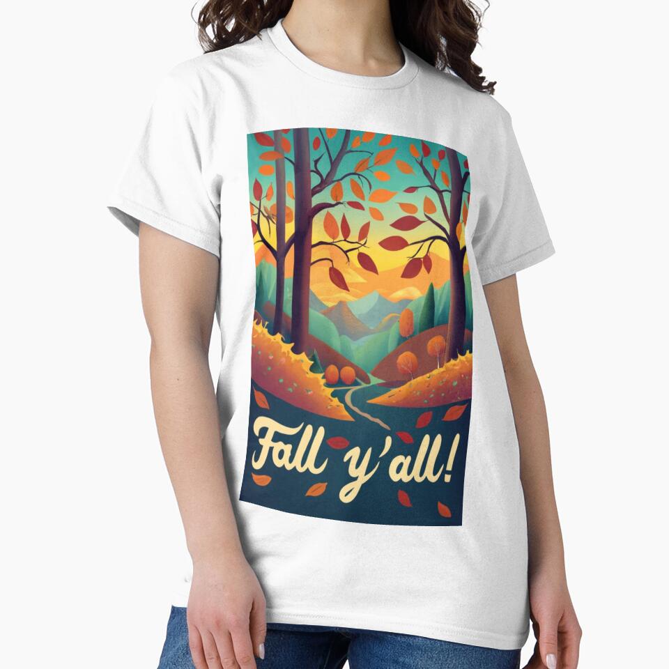 Fall Y’all Mountain Forest Scene by missdebi27