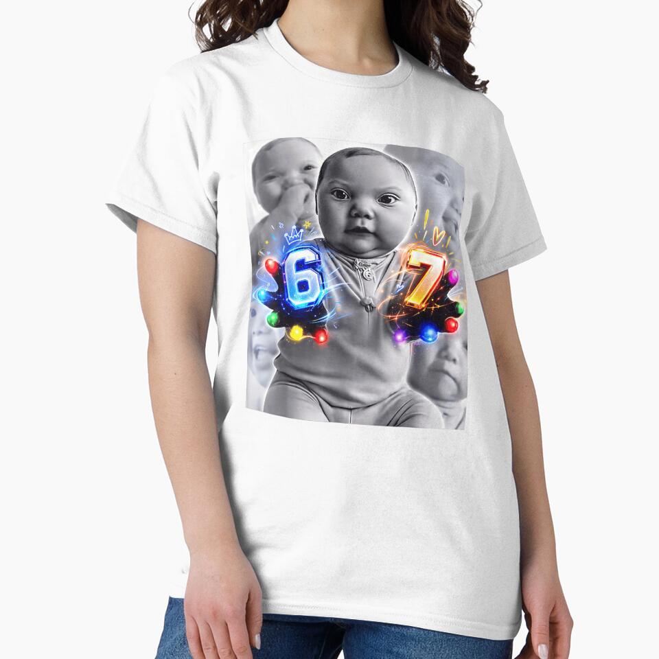 Survived 6 To 7 Months Old Baby Milestone Infinity Gauntlet Power Art by Capisedo