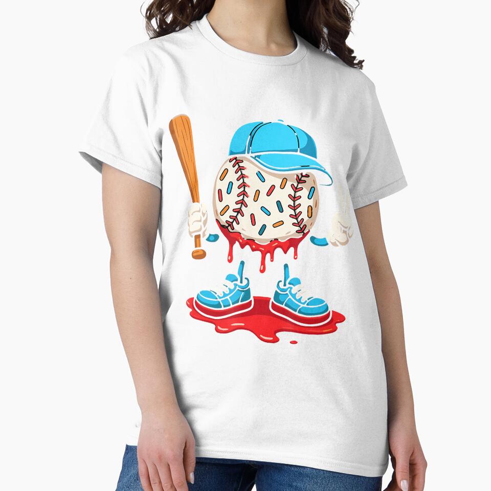 Baseball Lifestyle 101 Apparel Youth Baseball Drip Icecream by KarlaLeanne