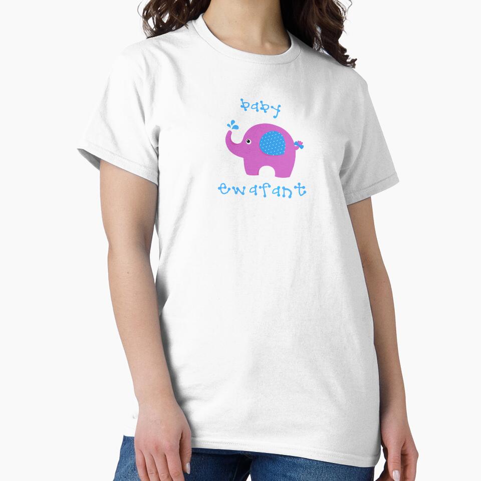 Baby Ewafant (Elephant) Pink/Blue by PawsitiveMum