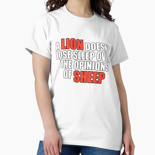 a lion doesnt lose sleep over sheep by silence28
