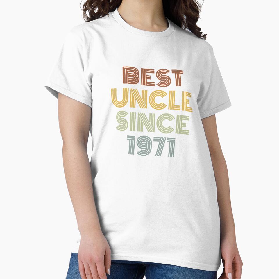 Best Uncle Since 1971 by Vanover Designs
