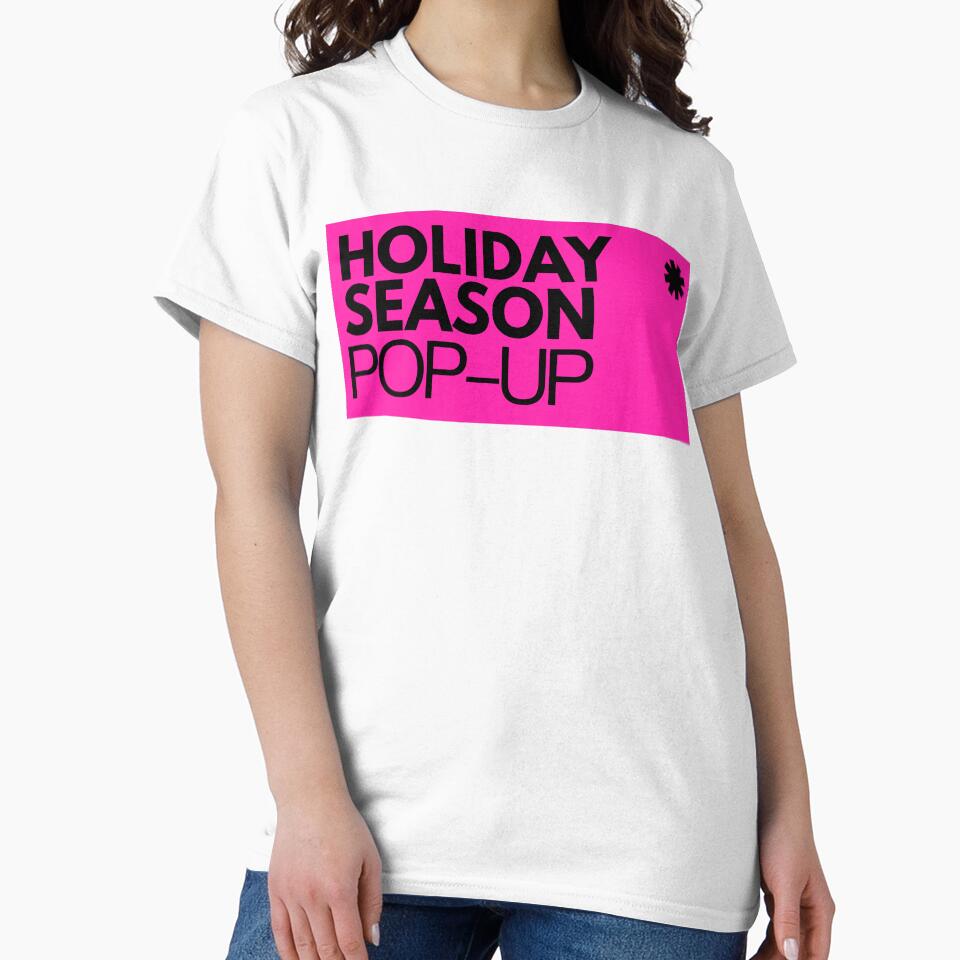 Vibrant Pink Holiday Season Pop-Up Typography by Ramoshop10