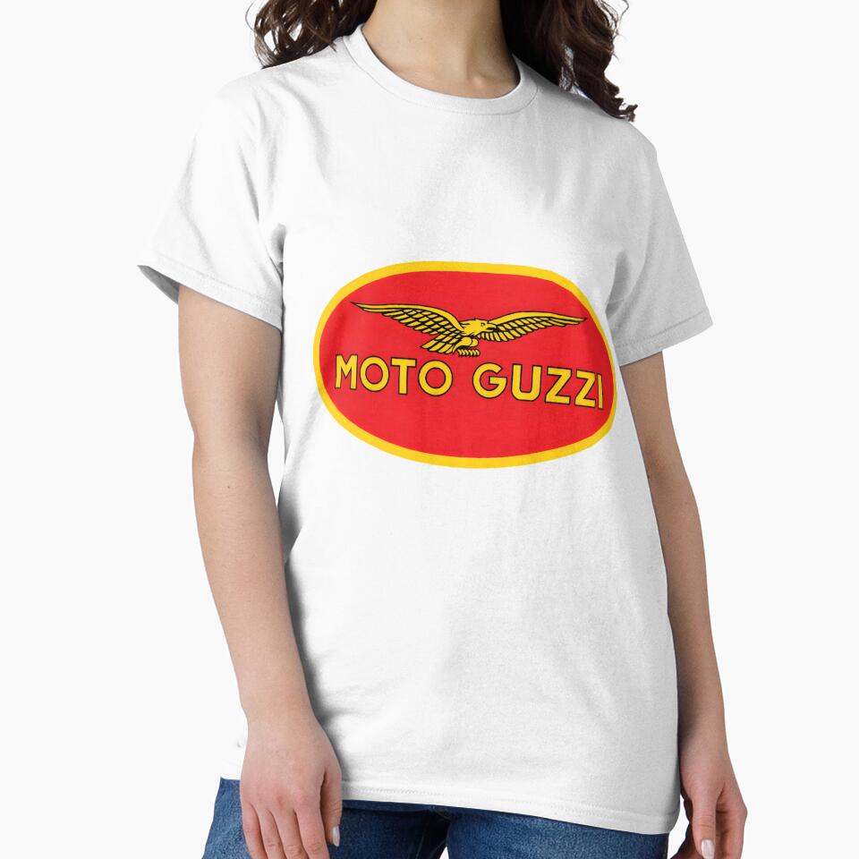 Vintage Moto Guzzi Logo with Golden Eagle by CharlieDesings