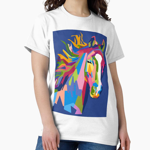Abstract horse in WPAP Popart by smd90