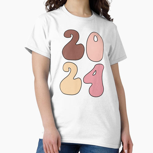 2024 - Happy New Year Cute Retro Groovy Celebration (Pastel Design) by Spiprinto