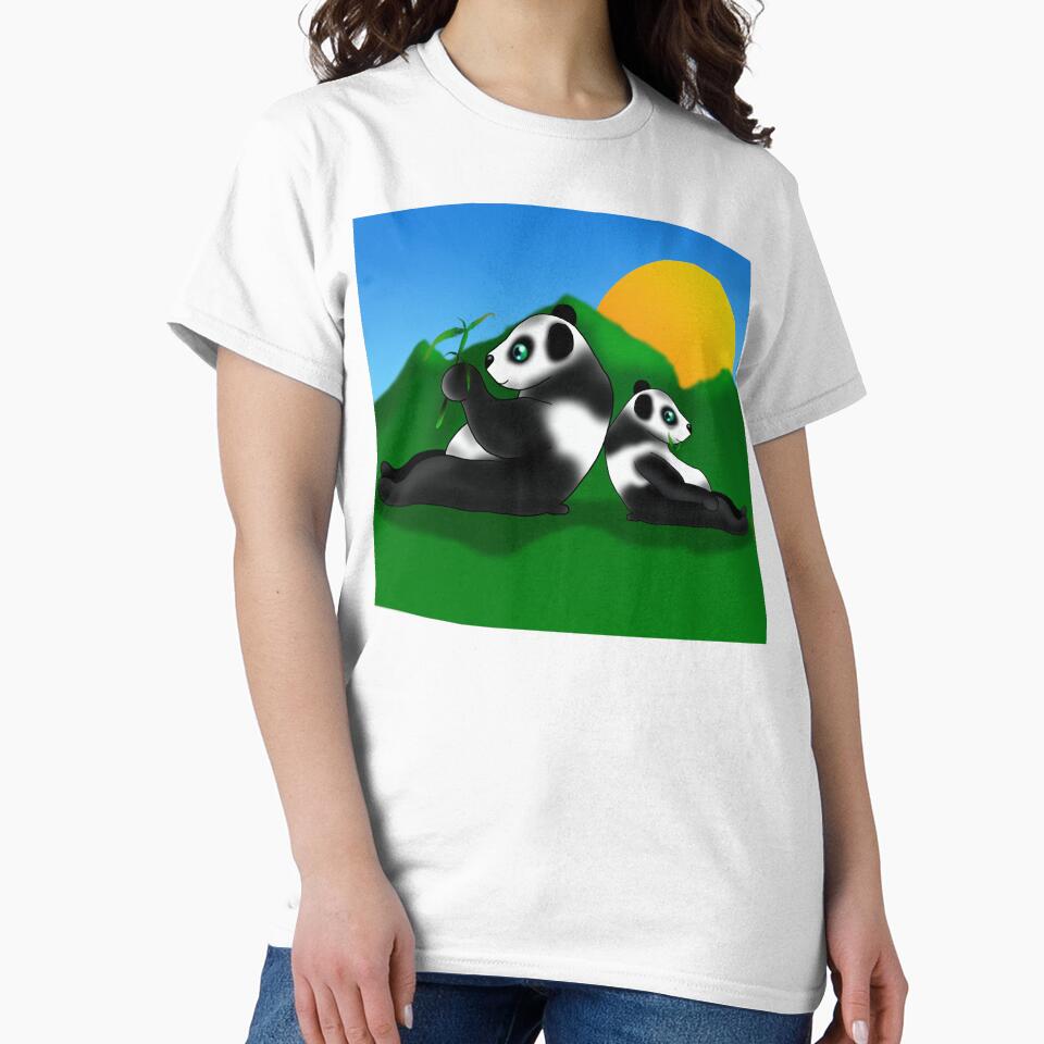 baby panda sunrise by BeingNow
