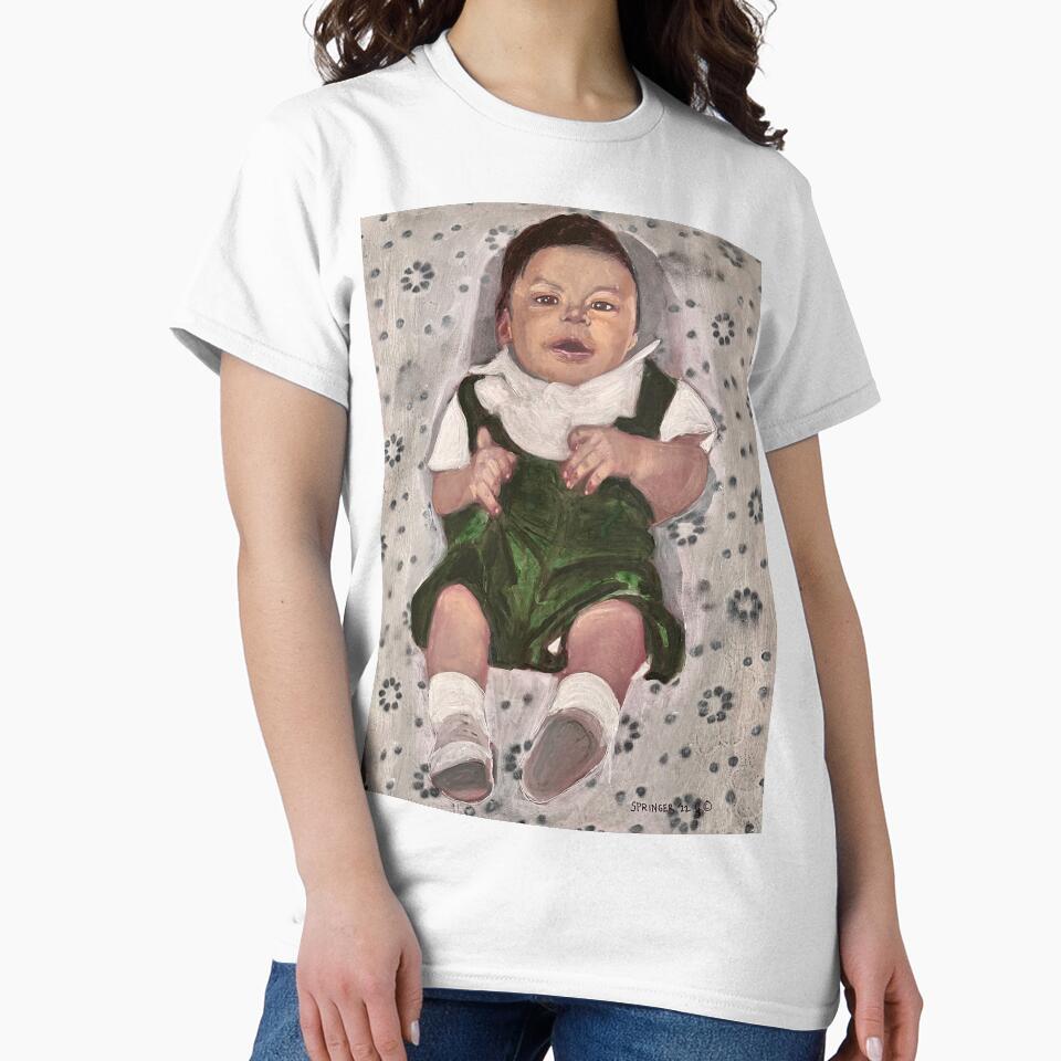 Baby Portrait of Ernest Villalpando by Artist Gary Springer