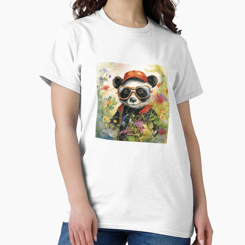 A PANDA WITH MODERN GLASSES by infinitearte