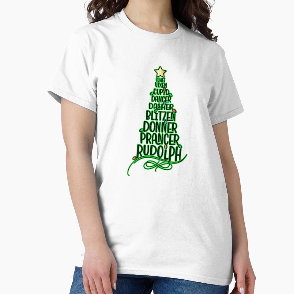 Santa's Reindeer Christmas Tree by RosieRiggs