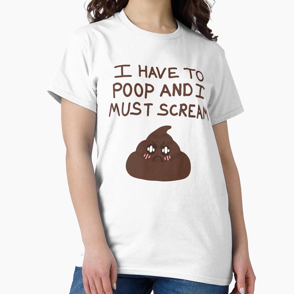 I HAVE TO POOP AND I MUST SCREAM by FenneckyArts