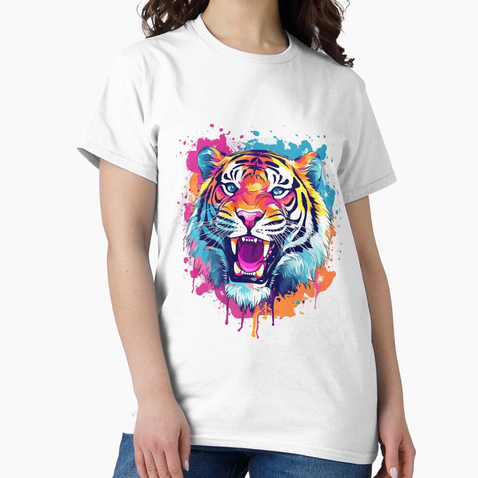 Graffiti Tiger by Bianca Tee