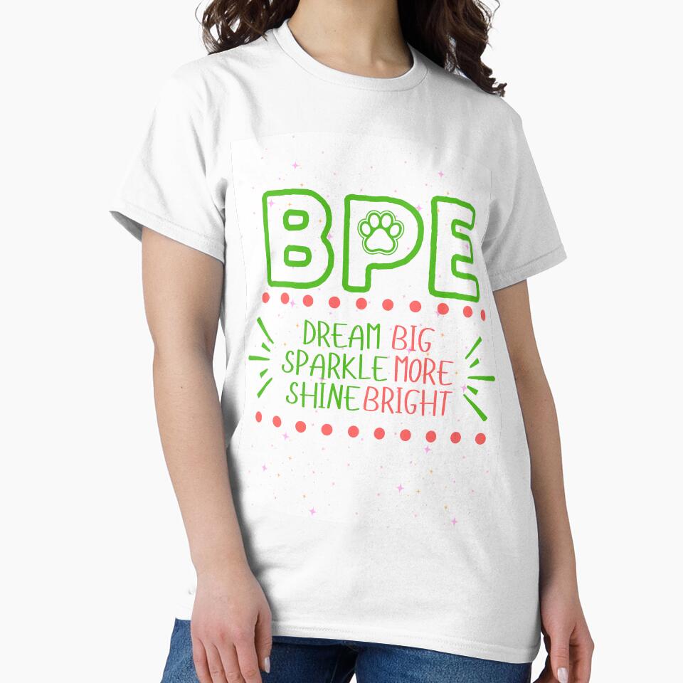 Bridgeport Elementary Pink and Green by JessicaHuffArt