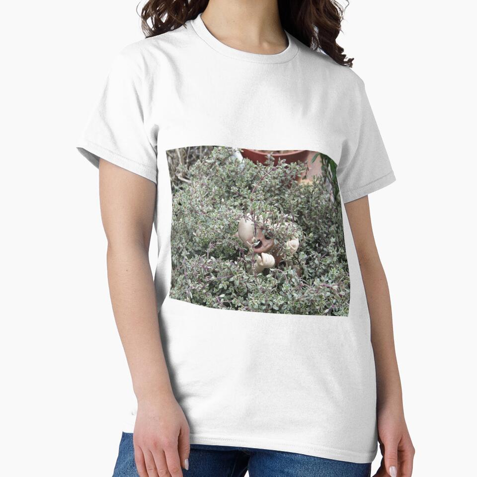 gremlin baby in the bushes by myatticstudio