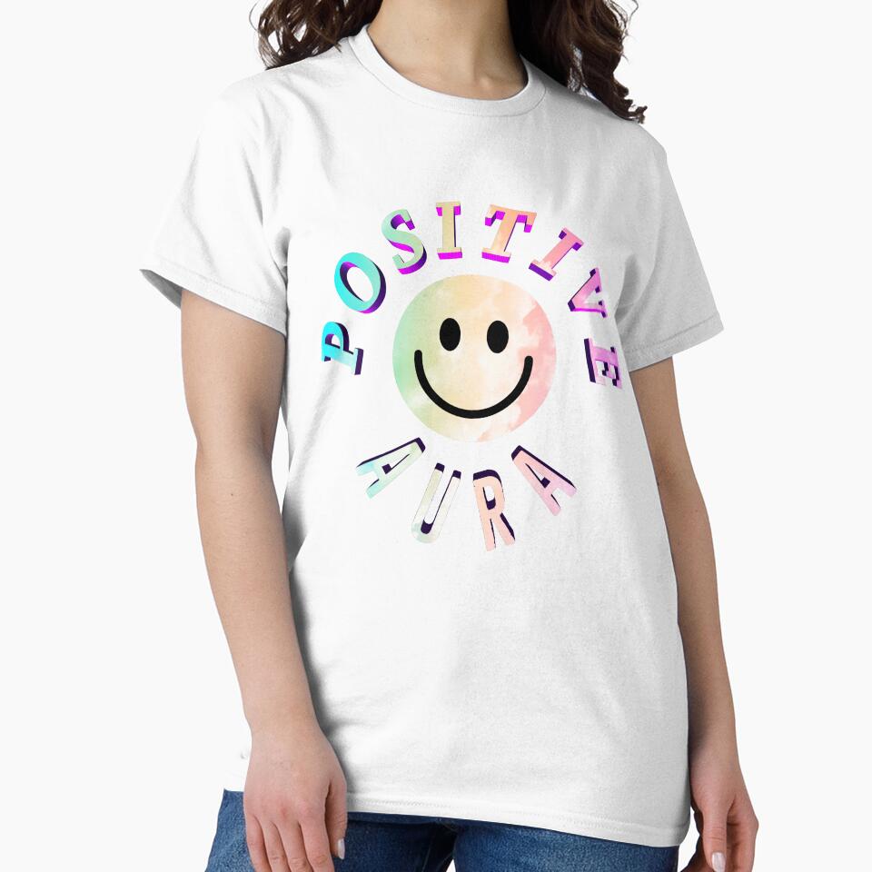 Positive Aura Word Art Motivational Sticker by TrippyTooni