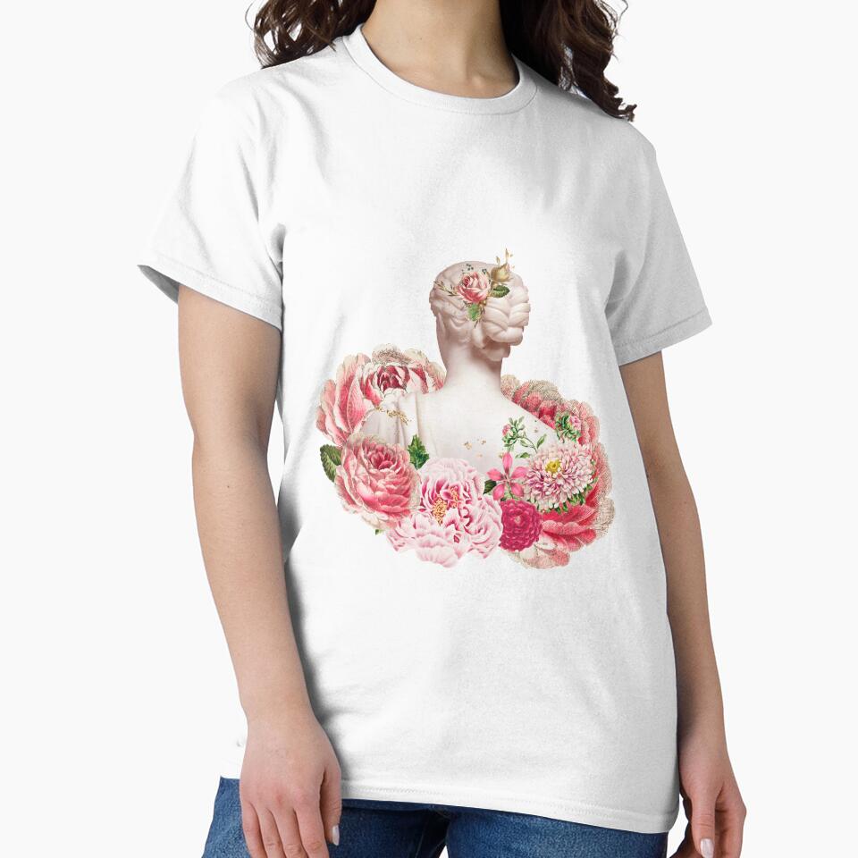 Greek Women Flower Art by BeeMeCreative