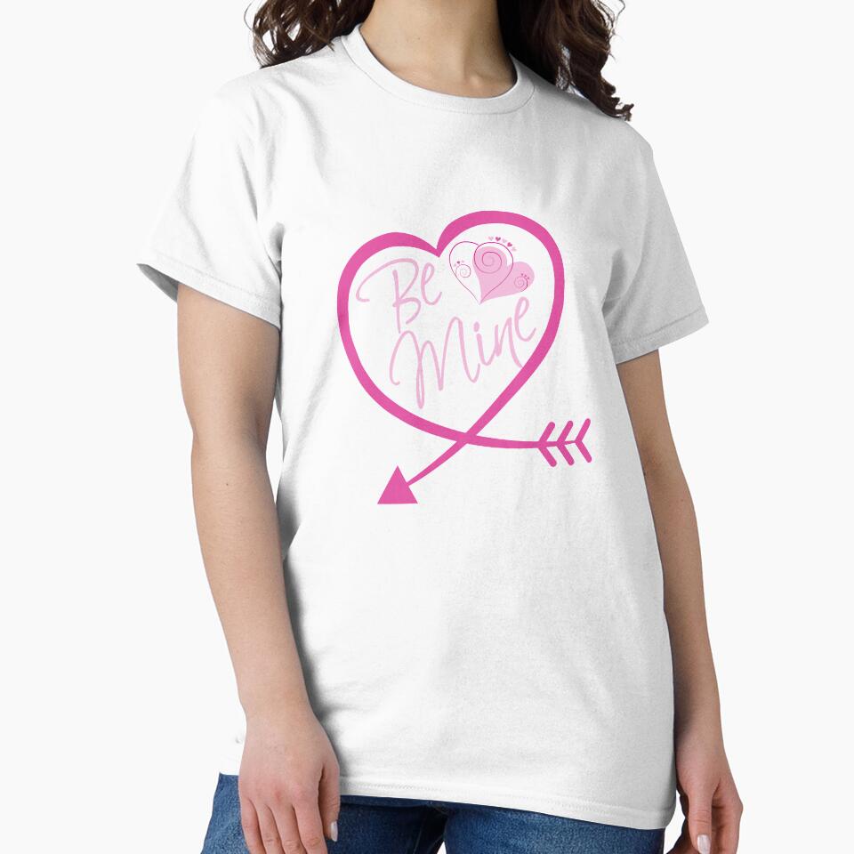 Valentine For Ladies Pretty Be Mine With Hearts by Sapphire Star
