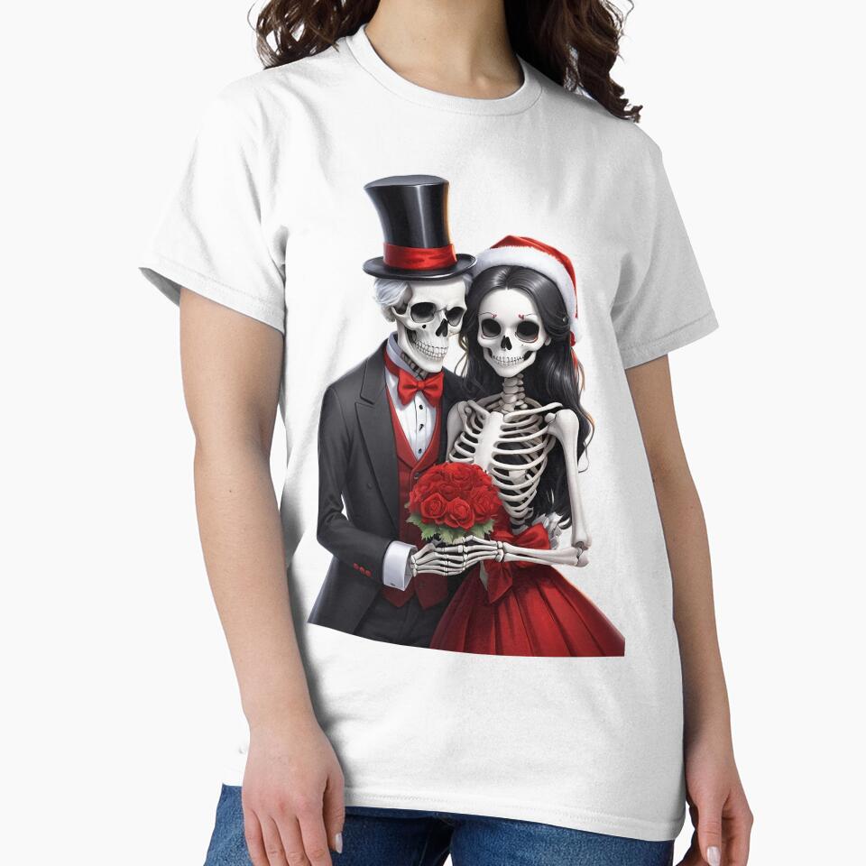 Skeleton Couple's New Year's Eve Joy by NacreArt