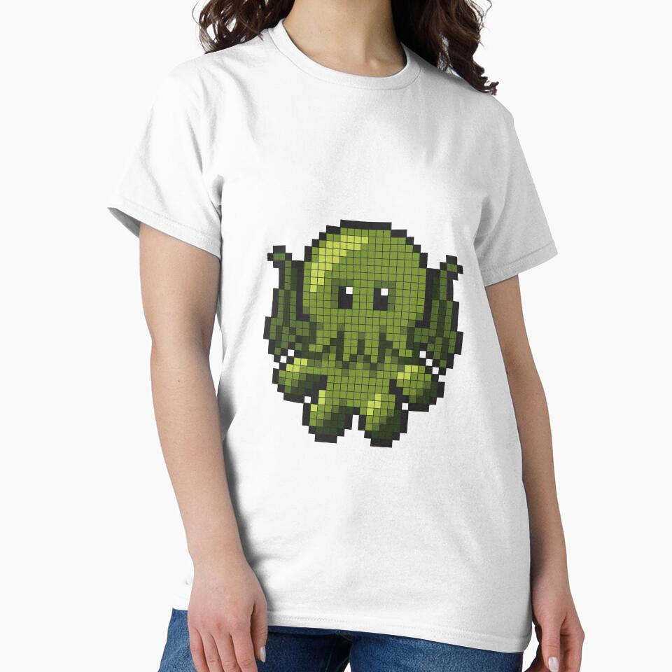 Baby Cthulhu 8bit by illustratorg