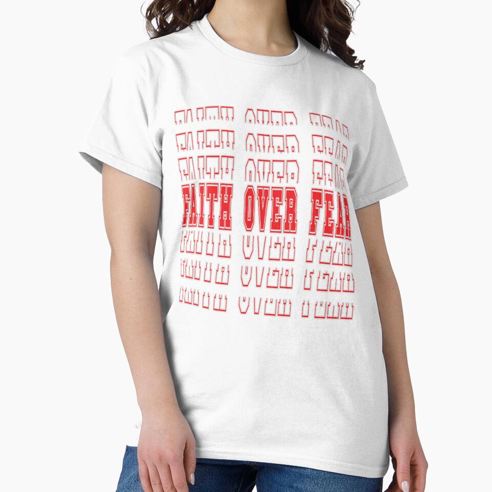 Faith Over Fear Bible Verse Word Art by WLHmedia.com