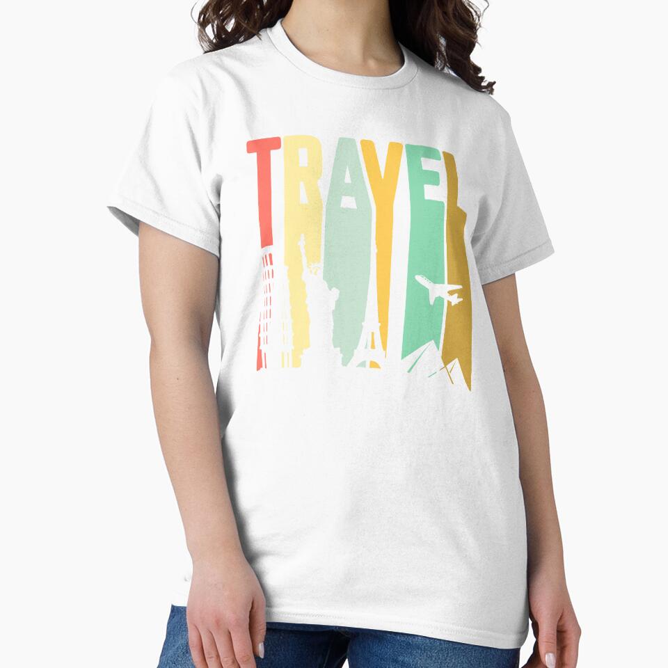 World Travel Gifts - Travel tshirt by Inkbomb Press