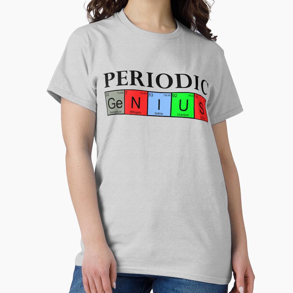 Periodic Genius funny chemistry by WennsdaysChild