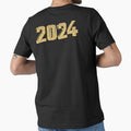 2024 New Year Golden celebration Design by Zubiaxoo