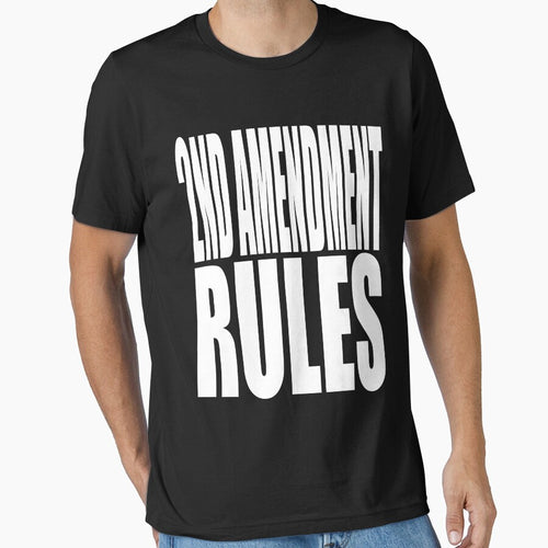 2nd Amendment Rule Gender Reveal Baby Shower Cute Gift T Shirt White by arcadetoystore