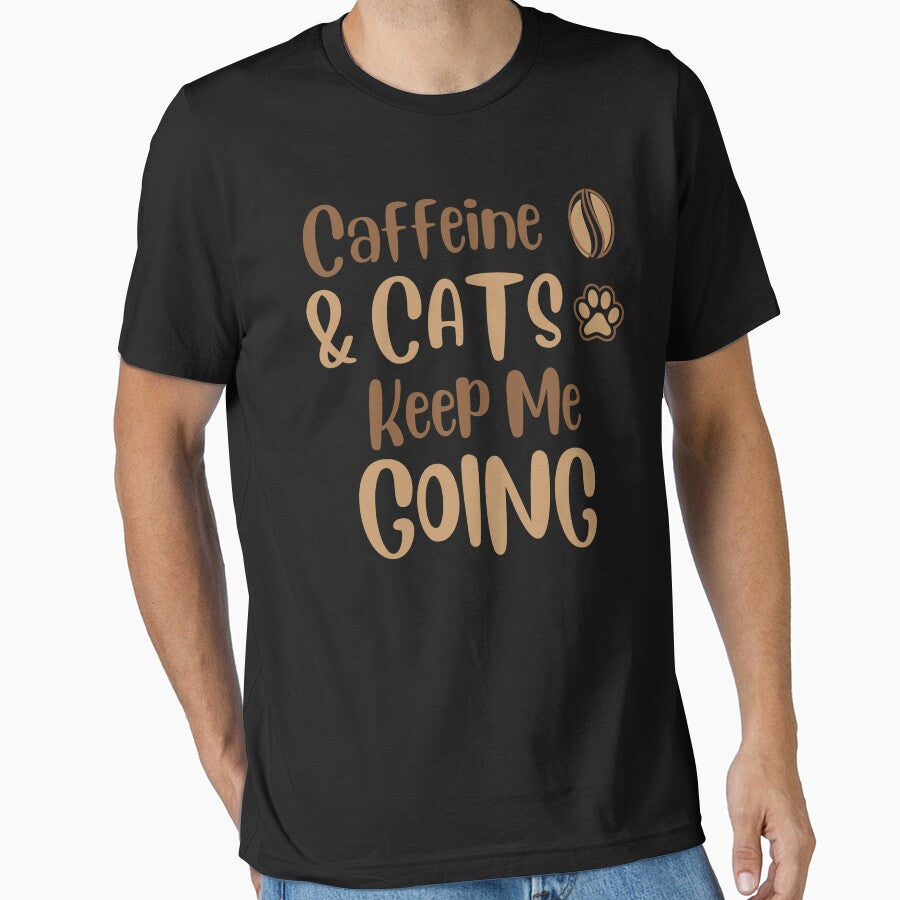 Caffeine & Cats Keep Me Going by Expressiony.com