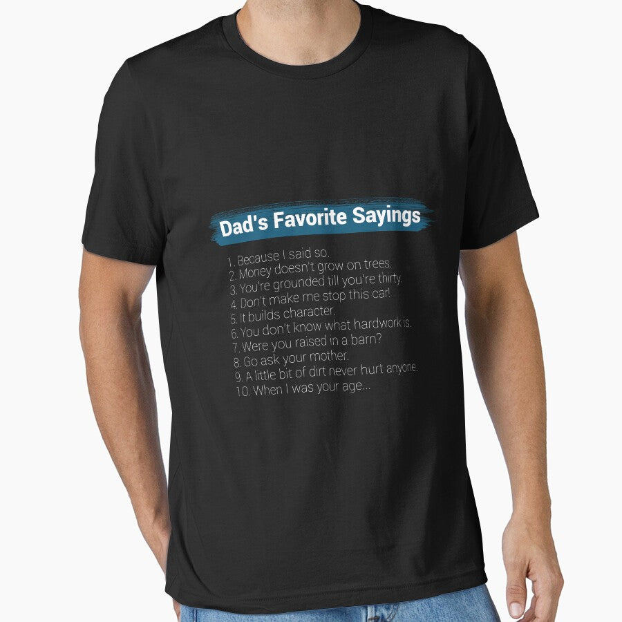 Dad's Favorite Sayings Cheap Casual Shirts Online by q4success