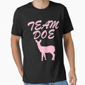Team Doe Pink Girl Mom Baby Shower Gender Reveal Party Cute Funny Gift by arcadetoystore