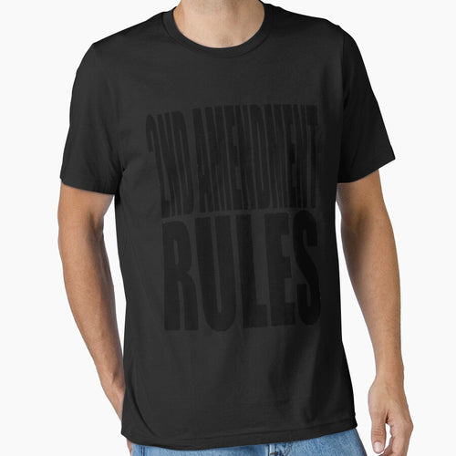 2nd Amendment Rule Gender Reveal Baby Shower Cute Gift T Shirt Black by arcadetoystore