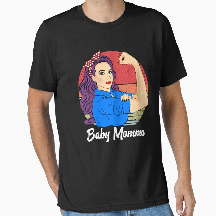 Baby Momma Vintage Retro Sunset Mother’s Day by ZNOVANNA