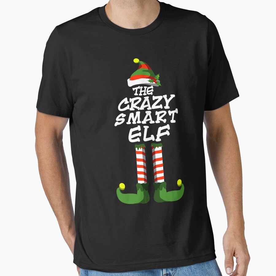 Crazy Smart Elf Matching Family Group Christmas Pajama Party by VIKAZRR