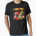 I Dig You — Construction Dump Truck Valentine Tee / Sticker Design by Teetreasure2