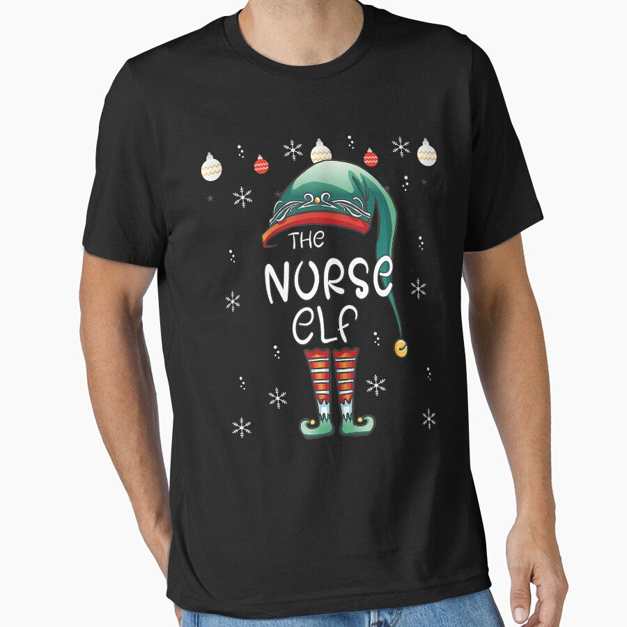 Nurse Squad Elf Matching Family Christmas Pajama by BrandyBare