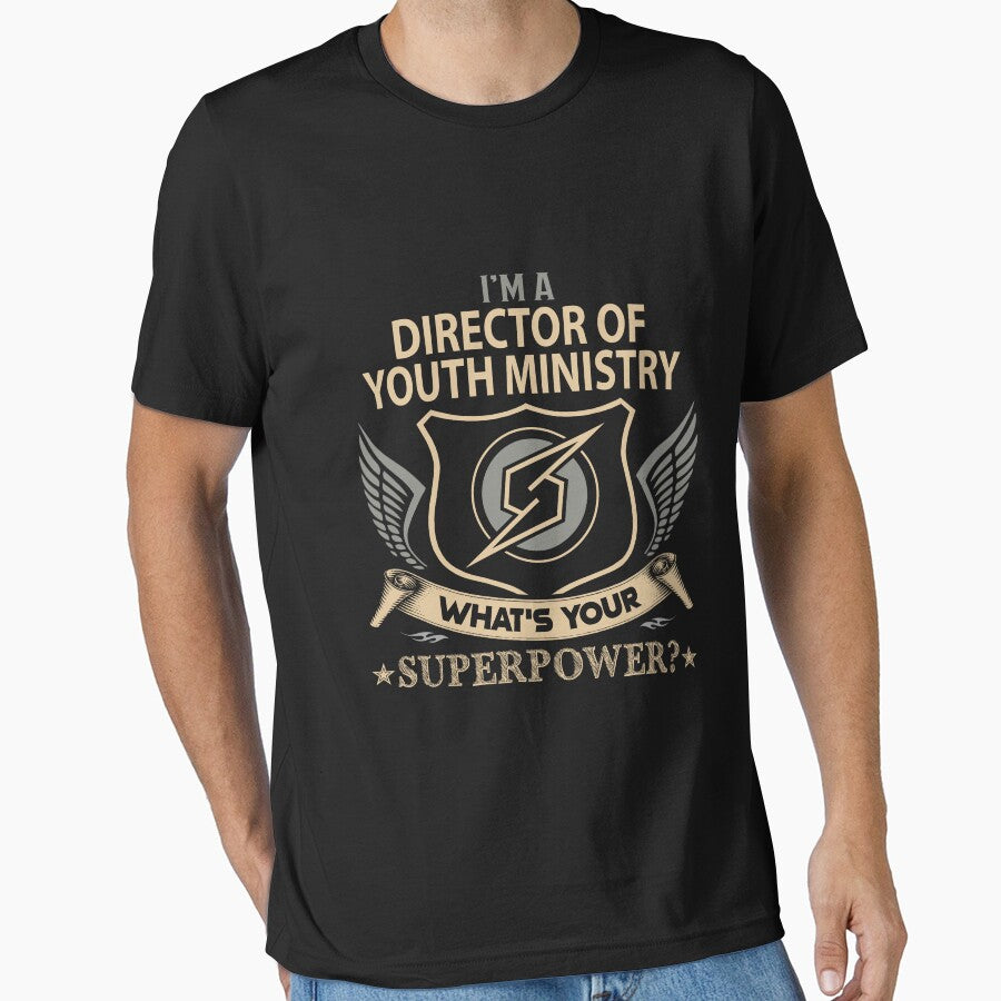 Director Of Youth Ministry T Shirt - Superpower Job Gift Item Tee by watkinsmat