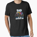 Dad Of The Birthday Boy Monster Truck Father Son Celebration by PopStars1993