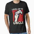 Level up to uncle funny video gamer vintage men by ericrichard059