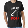 I Like His Pole I like Her Bobbers Funny Fishing Couple by SereneSouls