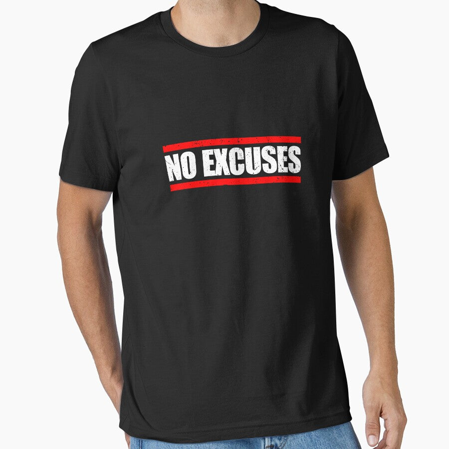 No Excuses - Inspirational Saying Workout Motivational by xhearalisa