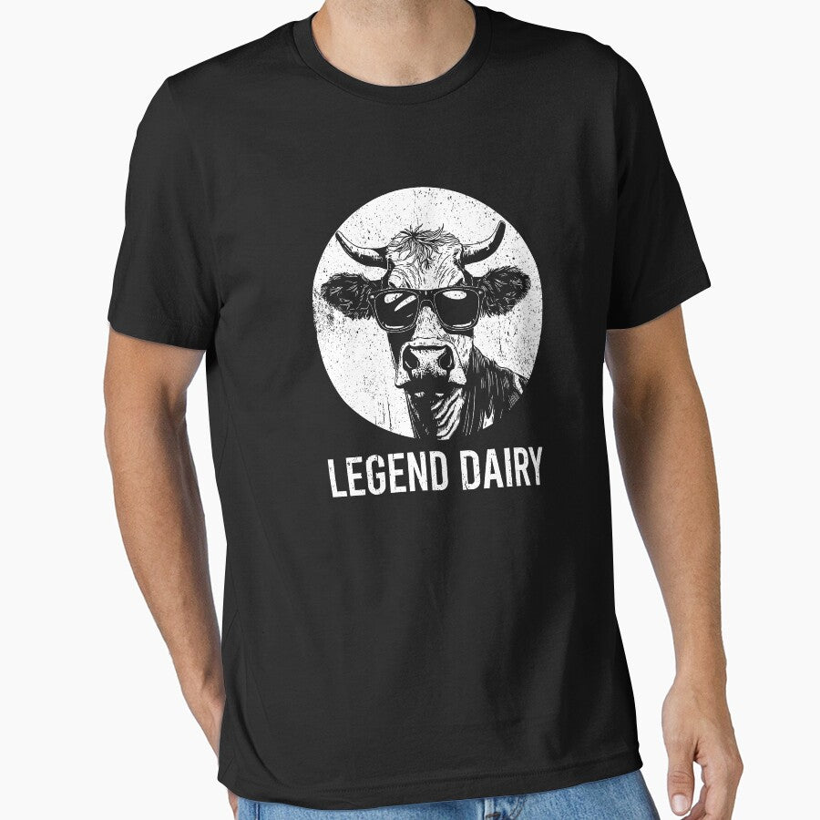 Legend Dairy - Funny Cow Farmer Pun by mhernaevily