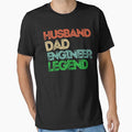 Husband Dad Engineer Legend, Engineer Father Gifts by Obiyoc