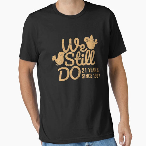 21st Wedding Anniversary Tee Twenty-One Years of Marriage Couple Clothing, Phone Cases And Other Gifts by MemWear
