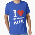 I Love Submissive Men Shirt, i heart submissive men by Creativity-mer