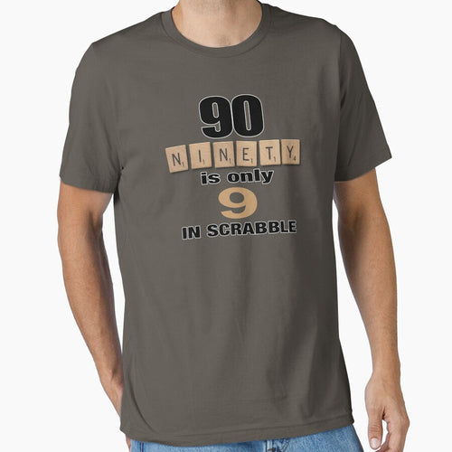 90 is only 9 in Scrabble by F2GClothing